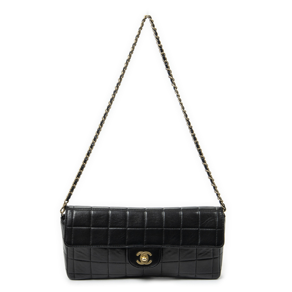 Chanel East West Choco Bar Flap - Picture 1 of 10